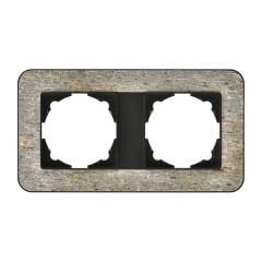 Günsan Radius Mocha & Silver Gold İkili Çerçeve