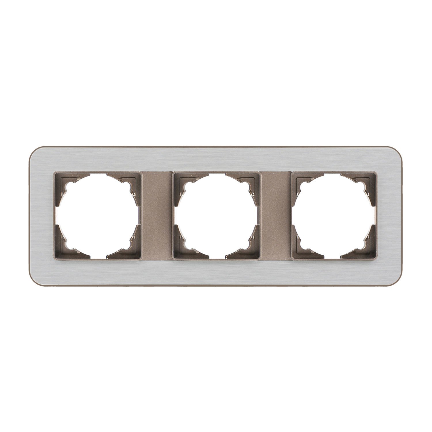 Günsan Radius Mocha & Silver Light Üçlü Çerçeve