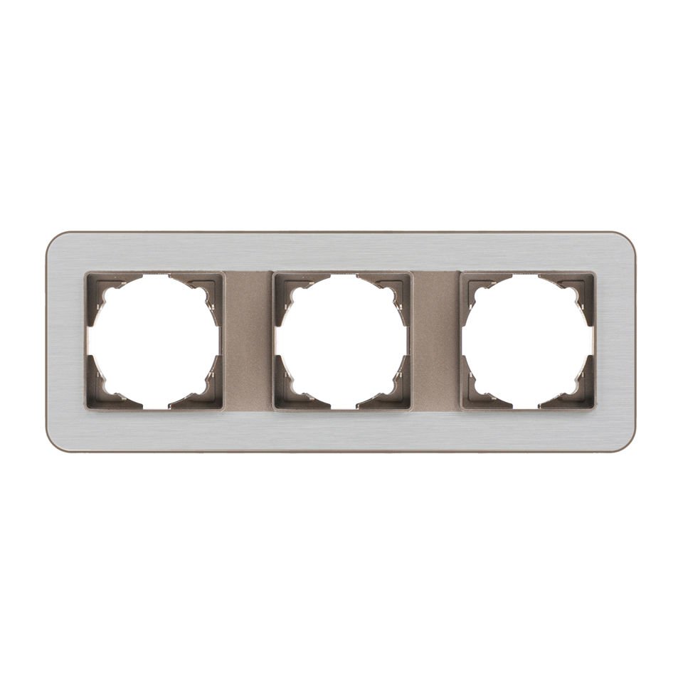 Günsan Radius Mocha & Silver Light Üçlü Çerçeve