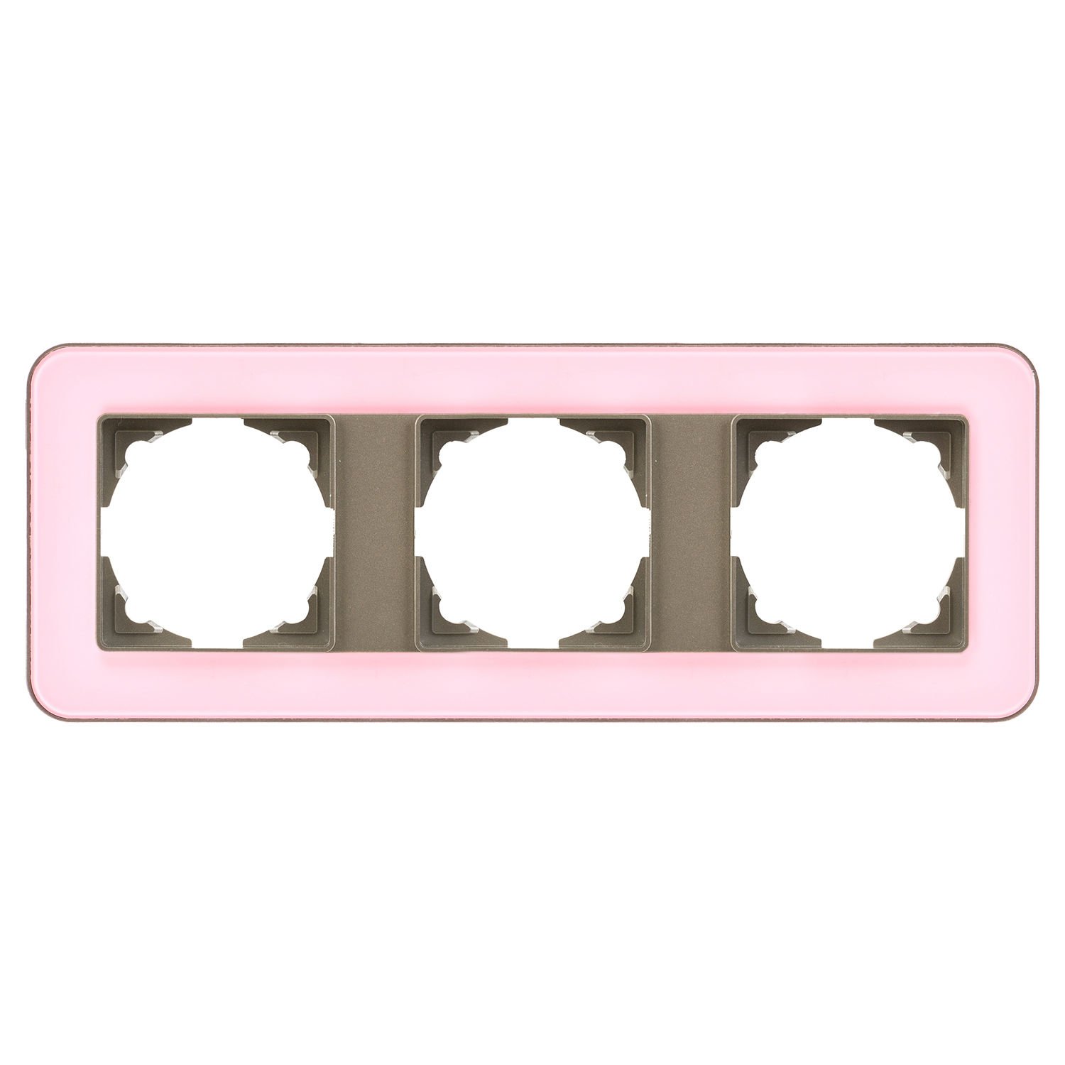Günsan Radius Mocha & Powdery Pink Üçlü Çerçeve