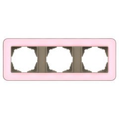 Günsan Radius Mocha & Powdery Pink Üçlü Çerçeve