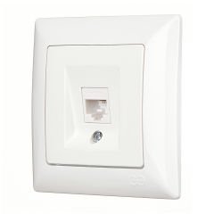 Günsan Visage Beyaz Tekli Data Prizi (RJ45 Cat5E)