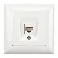 Günsan Visage Beyaz Tekli Data Prizi (RJ45 Cat5E)