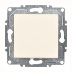 Günsan Eqona Krem Vidalı Anahtar - 10AX 250V