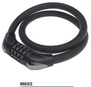 Briviga M602 Şifreli Kablo Kilit 12x1200mm Siyah