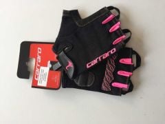 Carraro Kısa Parmak Eldiven Siyah-Pembe CRO-004