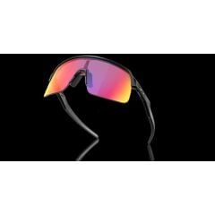 Oakley Sutro Lite Prizm Black Bisiklet Gözlüğü Siyah-Kırmızı