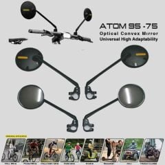 Lexis Atom 75 Geniş Açılı Yuvarlak Bisiklet Gidon Üstü Ayna