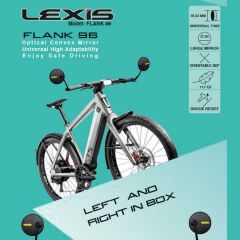 Lexis Flank 96 Geniş Açılı Bisiklet Gidon Bağlantılı Ayna