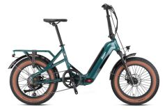 Loop Coaster 20 Elektrikli Katlanır Bisiklet Fat Bike Yeşil
