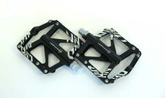 Briviga 3304 CNC Çivili Platform Rulmanlı Alüminyum Pedal Siyah