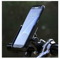 Benguo Xbyc 2084-9 Alüminyum Bisiklet Motosiklet Ayarlı Gidon Telefon Tutucu Siyah