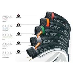 CST C1698N Allround 27.5x1.75 Zırhlı Şehir Bisikleti Lastiği