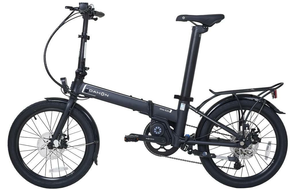 2024 Dahon Unio E20 Disk Elektrikli Katlanır Bisiklet Siyah