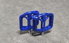 Gineyea M996 Rulmanlı Hightec Çivili Platform Trial Bmx Pedal Mavi