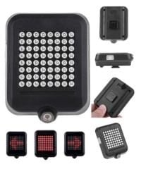 XINGCHENG 64 Chips Usb Şarjlı Hareket Sensörlü Led Sinyalli Arka Stop