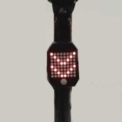 XINGCHENG 64 Chips Usb Şarjlı Hareket Sensörlü Led Sinyalli Arka Stop