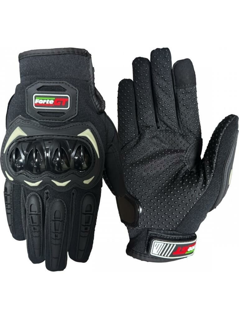 Forte Gt 10 Pro Yazlık Eldiven Korumalı Siyah