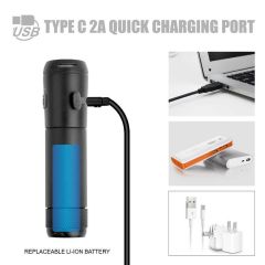 Briviga LW-F800 Usb Bisiklet Ön Far 900 Lümen