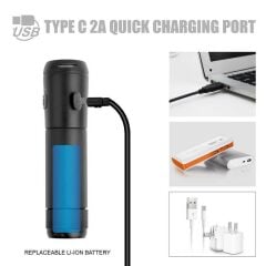 Briviga LW-F800 Usb Bisiklet Ön Far 900 Lümen