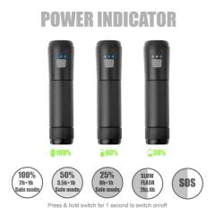 Briviga LW-F800 Usb Bisiklet Ön Far 900 Lümen
