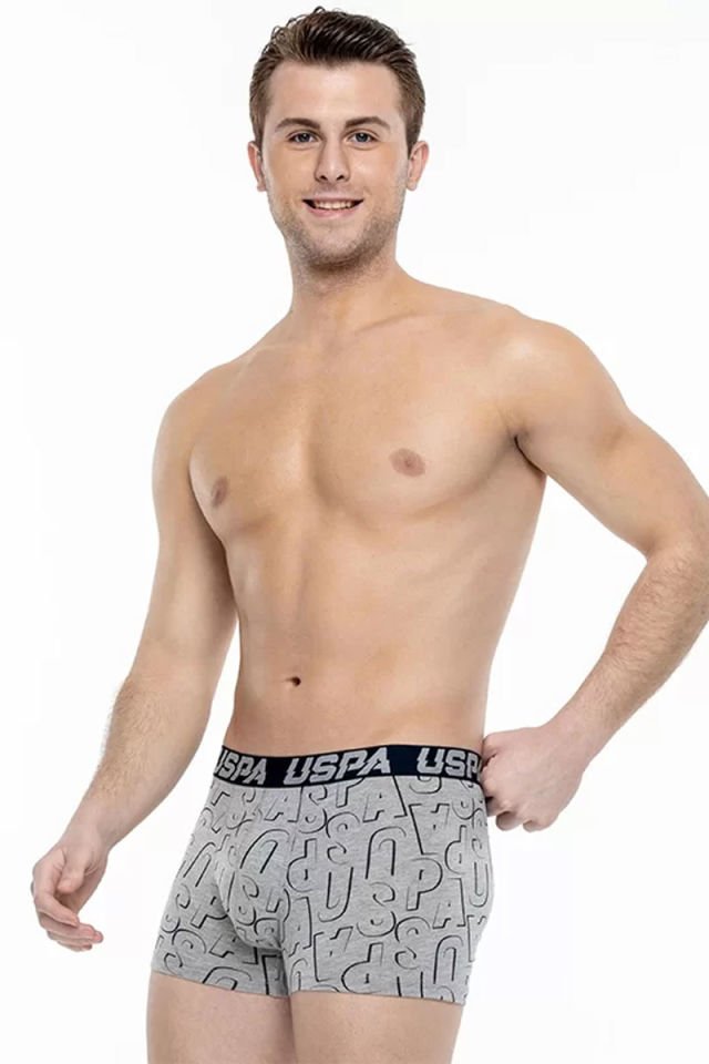 U.S. POLO ASSN. Erkek Pamuklu 3Lü Erkek Boxer 80496