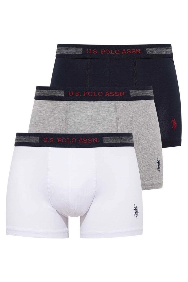 U.S. POLO ASSN. Erkek Pamuklu 3Lü Erkek Boxer 80155