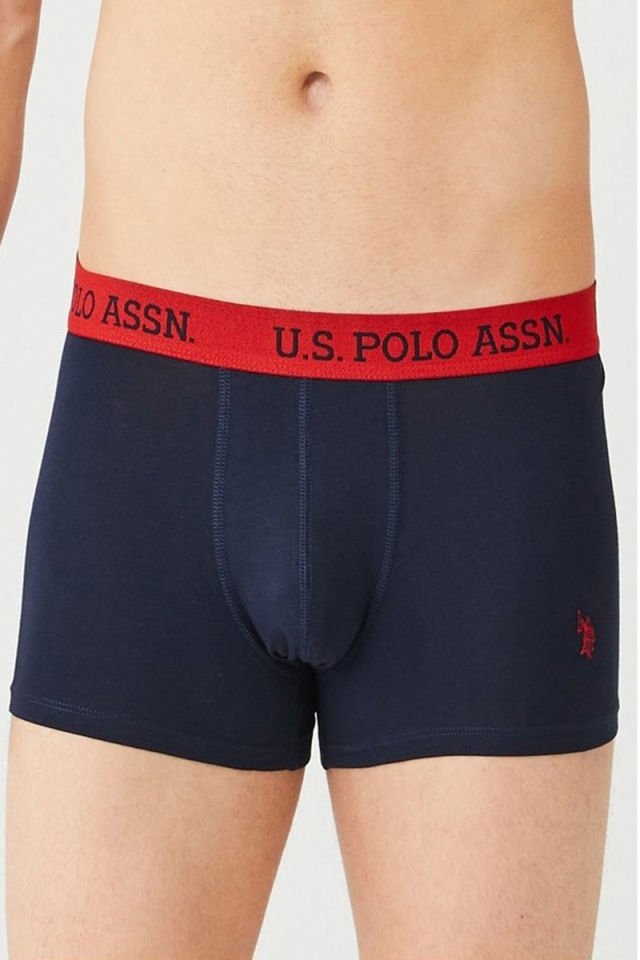 U.S. POLO ASSN. Erkek Pamuklu 3Lü Erkek Boxer 80433