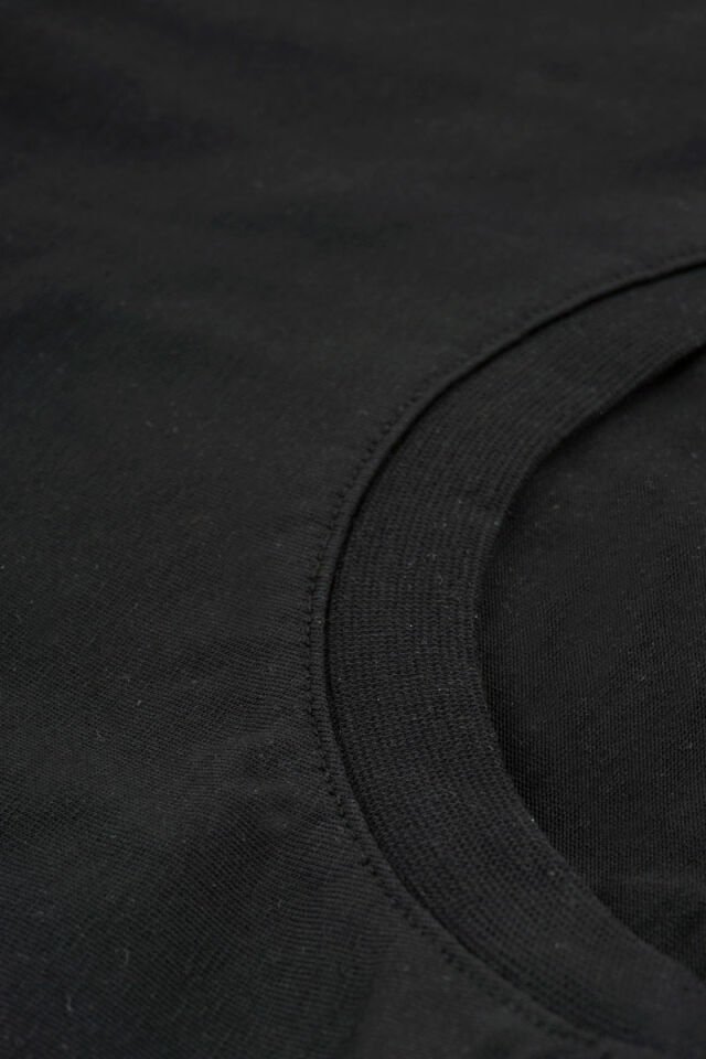 Unisex Baskılı Siyah Tişört Frida