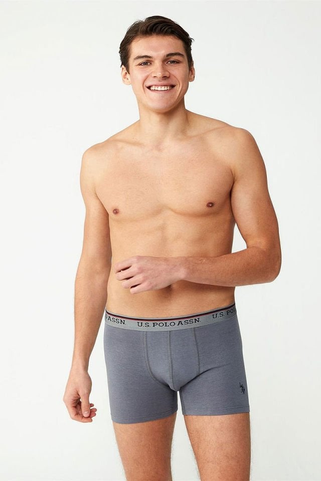 U.S. POLO ASSN. 80488 Modal Erkek Boxer 2'li Paket Laci-Antr.
