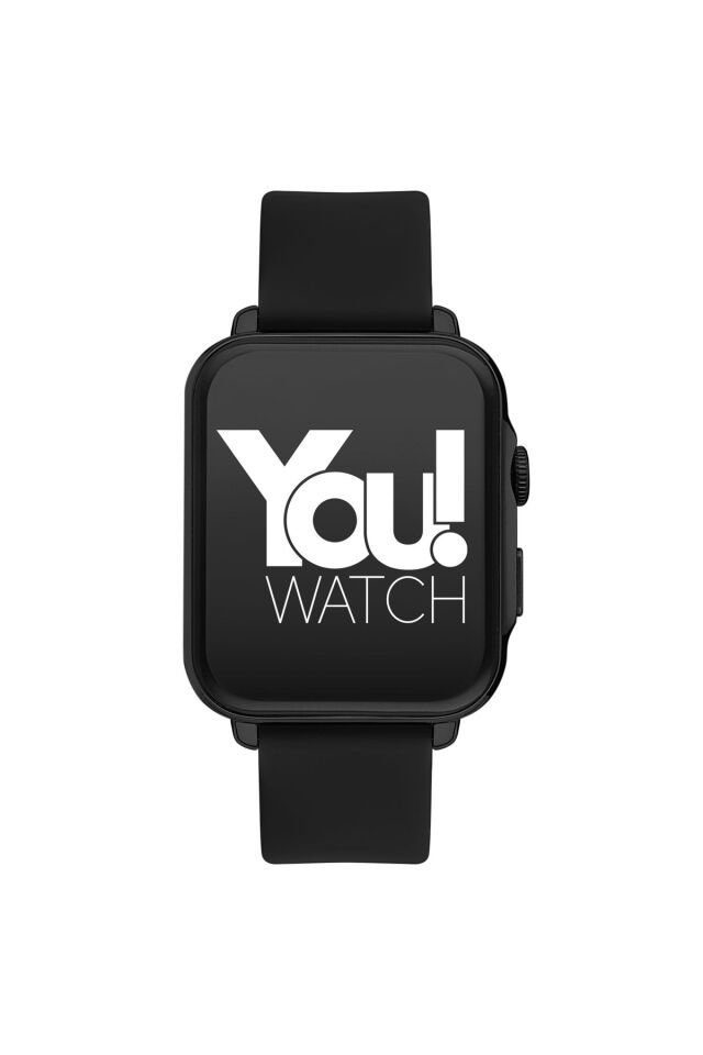 You Watch F13-YF130 Black & Black Silicon Unisex Kol Saati