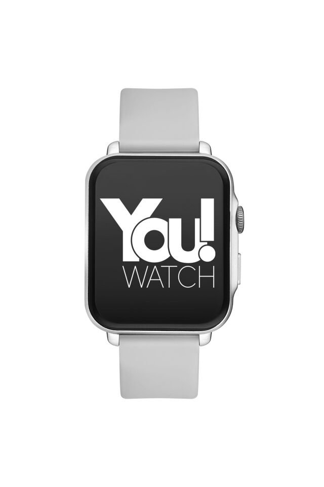 You Watch F13-YF133 Silver & Gray Silicon Unisex Kol Saati