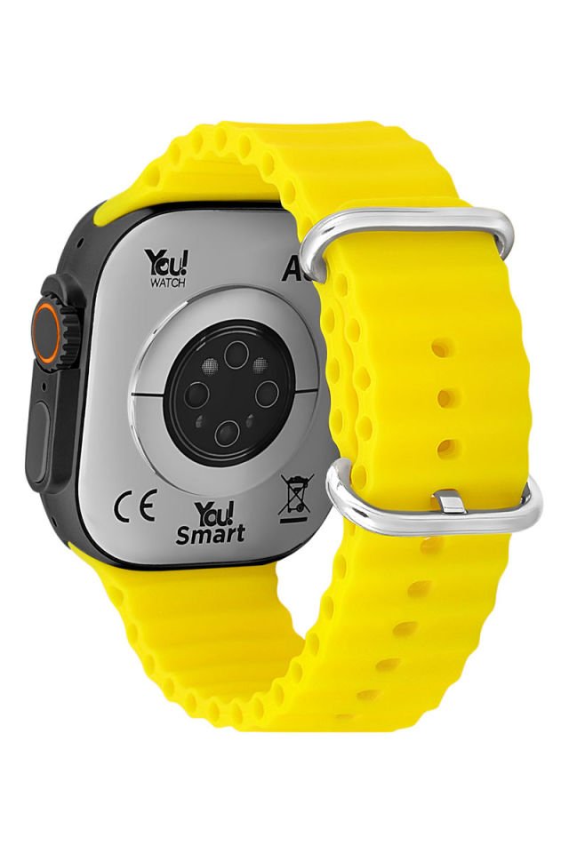 You Watch A8-A82 You Smart Black & Yellow Silicon Kol Saati