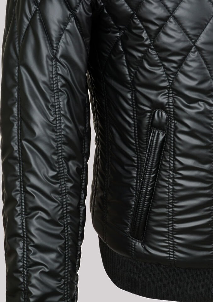 Men's Quilted Coat Black