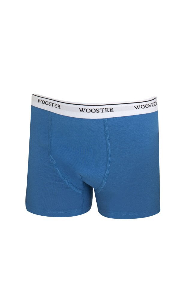 Mavi Pamuklu Erkek Çocuk Boxer