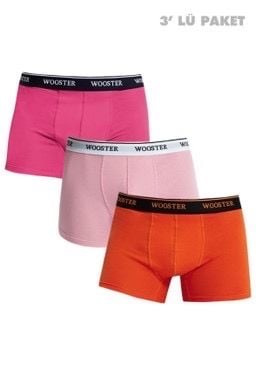 Erkek Pamuklu 3'lü Erkek Boxer