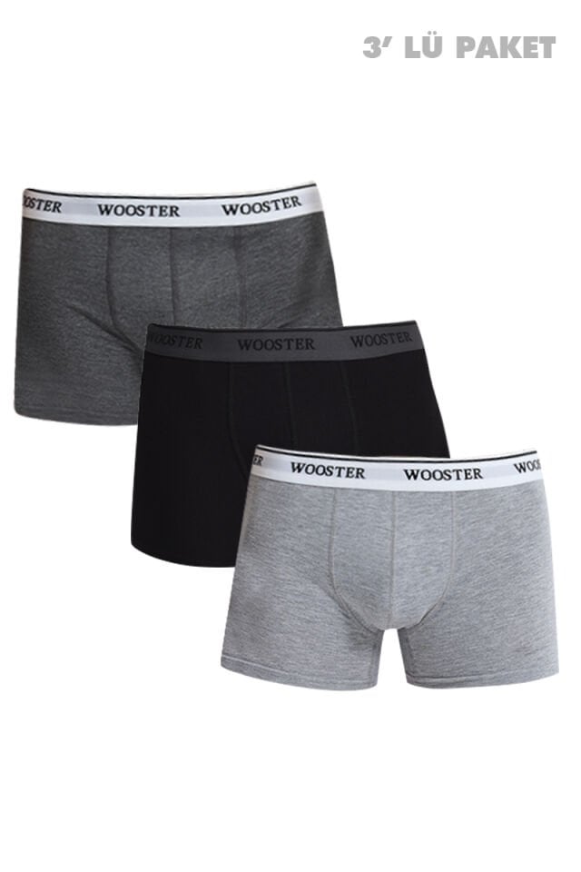 Nefes Alan Erkek 3'lü Boxer