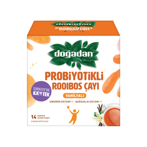 Doğadan Probiyotikli Rooıbos Çayı Vanilyalı 14 Lü