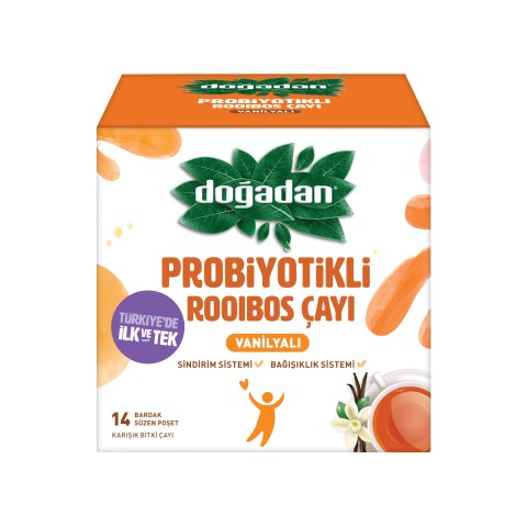 Doğadan Probiyotikli Rooıbos Çayı Vanilyalı 14 Lü