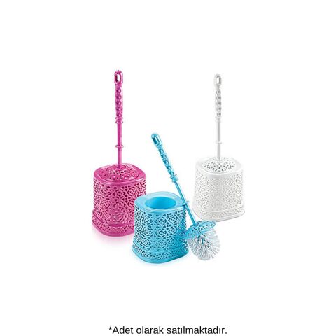Wc Fırçası Muhafazalı Dantelli