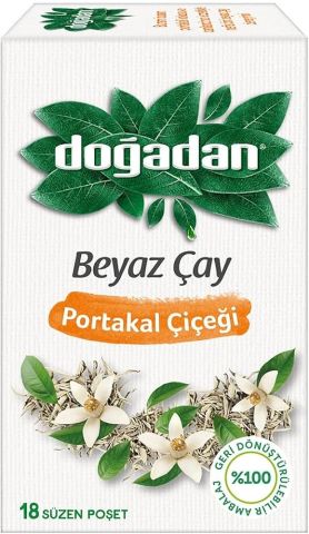 Doğadan Beyaz Çay Portakal Çiçeği 18 Li