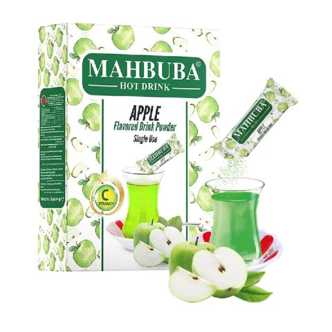 MAHBUBA ELMALI 24 LÜ 1,5 GR SICAK TOZ İÇECEK STİCK KUTU