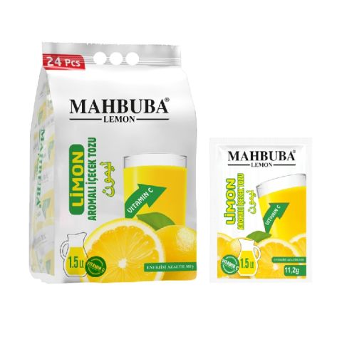MAHBUBA SOĞUK TOZ İÇECEK LİMON 11,2 GR 24*24