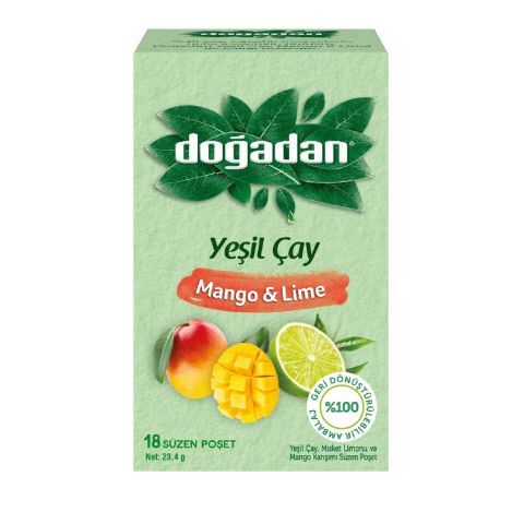 DOĞADAN YEŞİL ÇAY MANGO- LİME