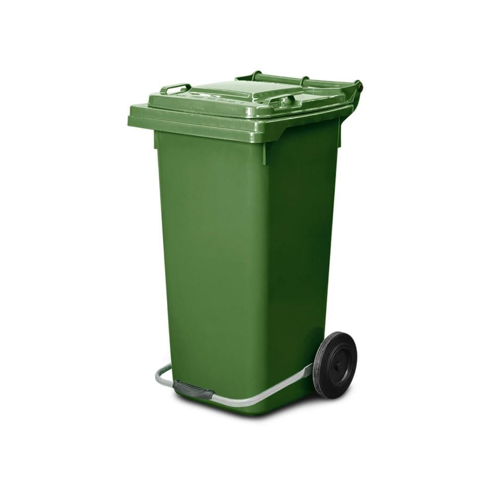 Konteyner 120 Lt Yeşil Pedallı
