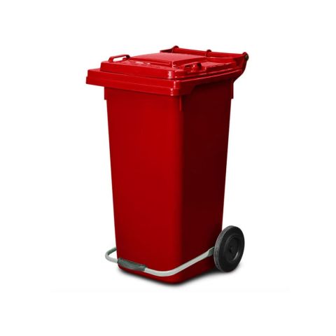 Konteyner 120 Lt Renkli Pedallı