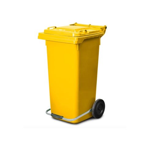 Konteyner 120 Lt Renkli Pedallı