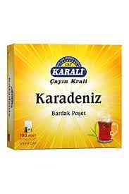 Karali Karadeniz Siyah Çay Bardak Poşet 100*2 Gr