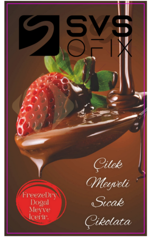Sıcak Çikolata Çilek Meyveli 1 Kg