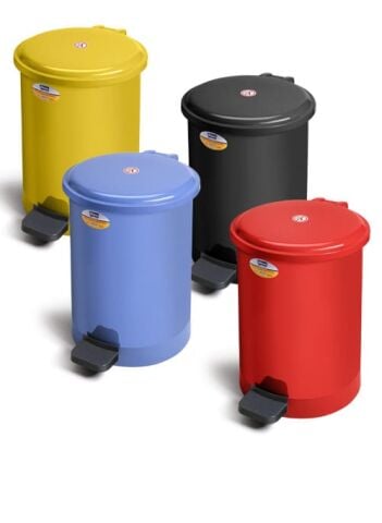 Çöp Kovası Pedallı 40 Lt ( 4 Renk )